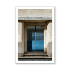 Blue Crittall Door