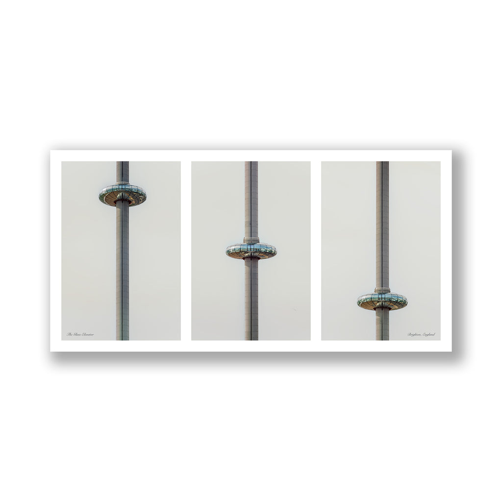 The Glass Elevator (Triptych)