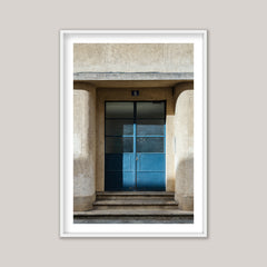 Blue Crittall Door