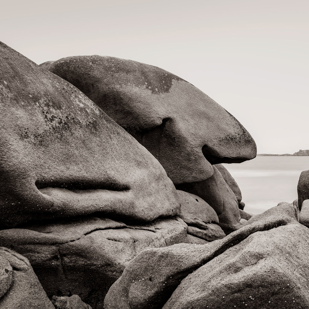 Perros-Guirec, Panorama (BW)