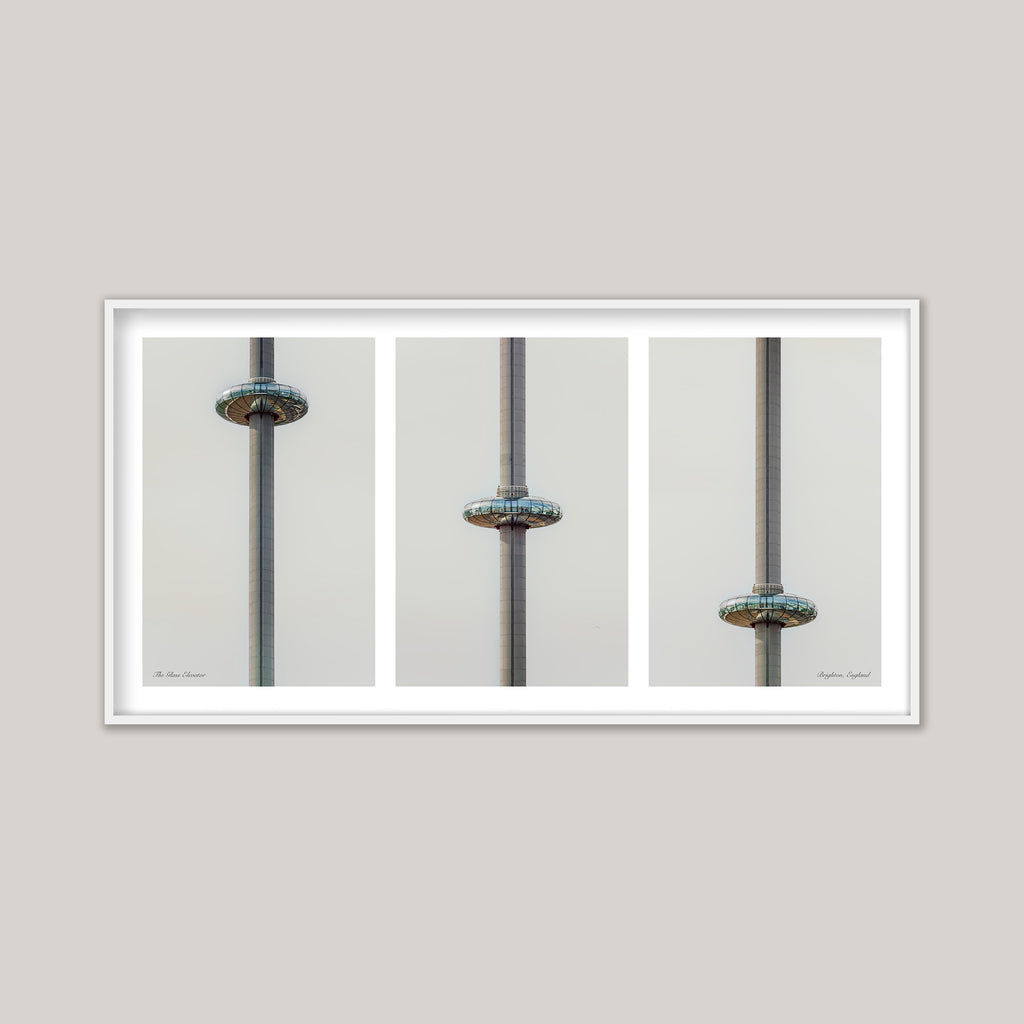 The Glass Elevator (Triptych)