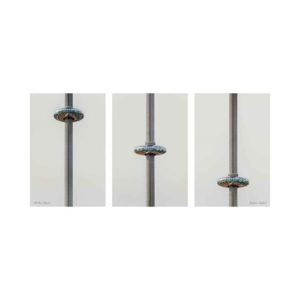 The Glass Elevator (Triptych)
