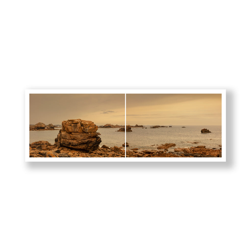 Le Gouffre de Plougrescant, Brittany I (Diptych)