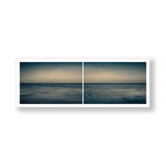 Moonrise, La Manche - Diptych