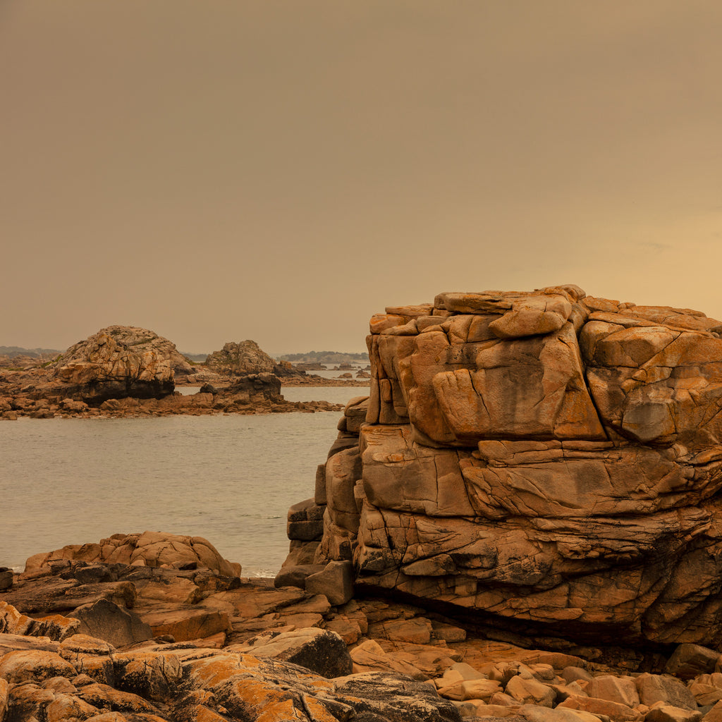 Le Gouffre de Plougrescant, Brittany I (Diptych)