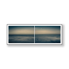 Moonrise, La Manche - Diptych