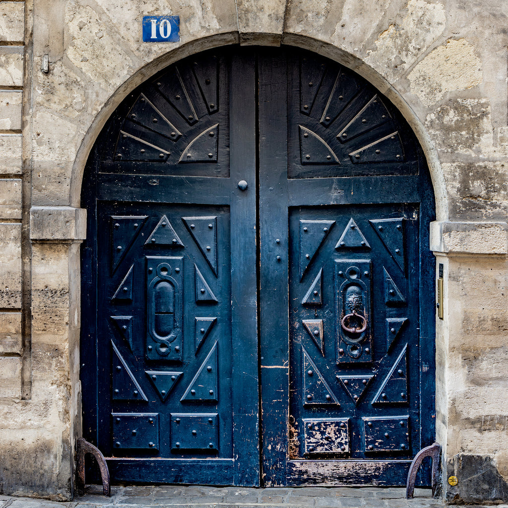The Cobalt Blue Door - Paris
