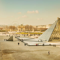 Cour Napoleon - The Louvre