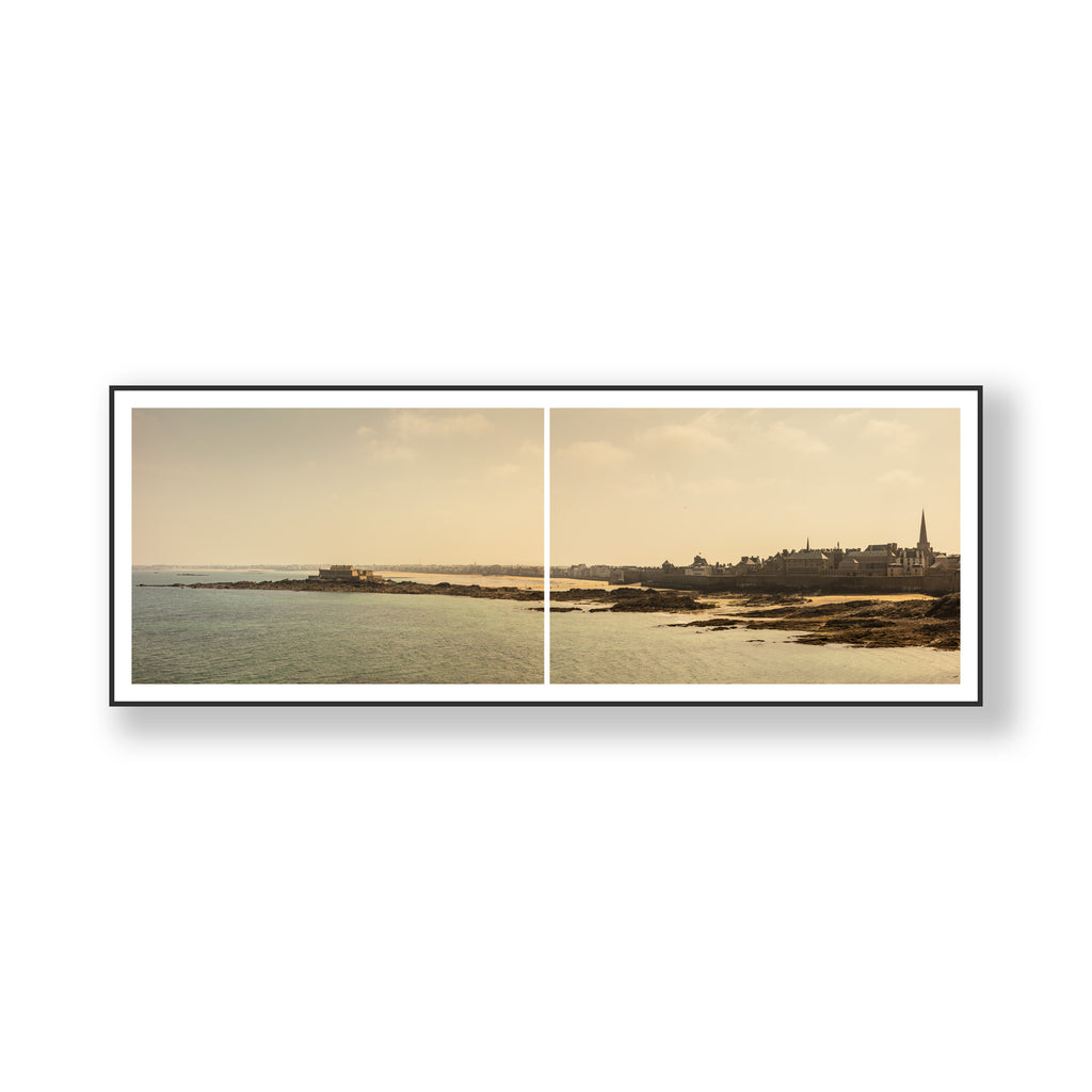 Saint-Malo, Brittany (Diptych)